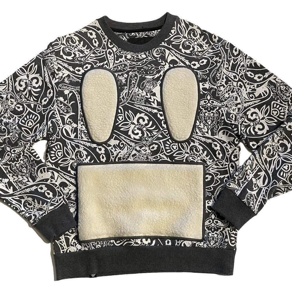 NWT Mostly Heard Rarely Seen 2015 Paisley Crew Sweatshirt Medium
